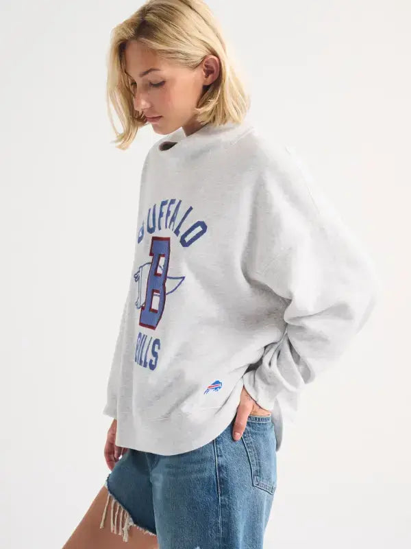 Abercrombie Buffalo Bills Funnel Neck Sweatshirt
