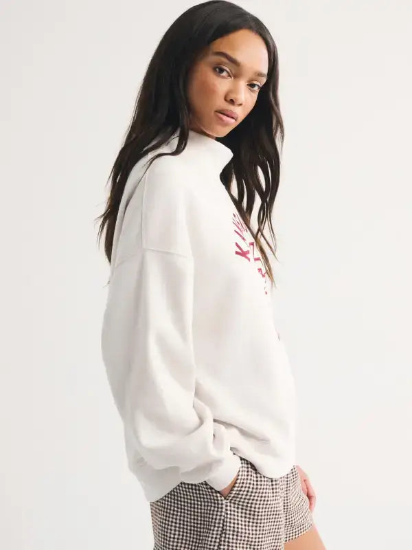 Abercrombie Chiefs Funnel-Neck Sweatshirt
