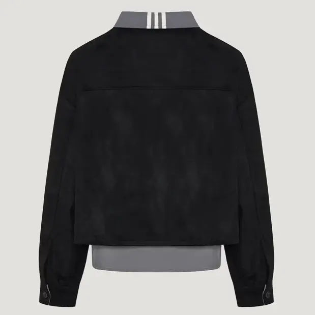 Adidas 3S Deluxe W Black Jacket  For Men & Women