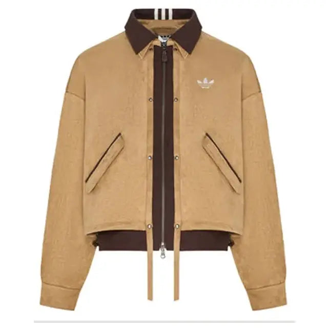 Adidas 3S Deluxe W Brown Jacket  For Men & Women