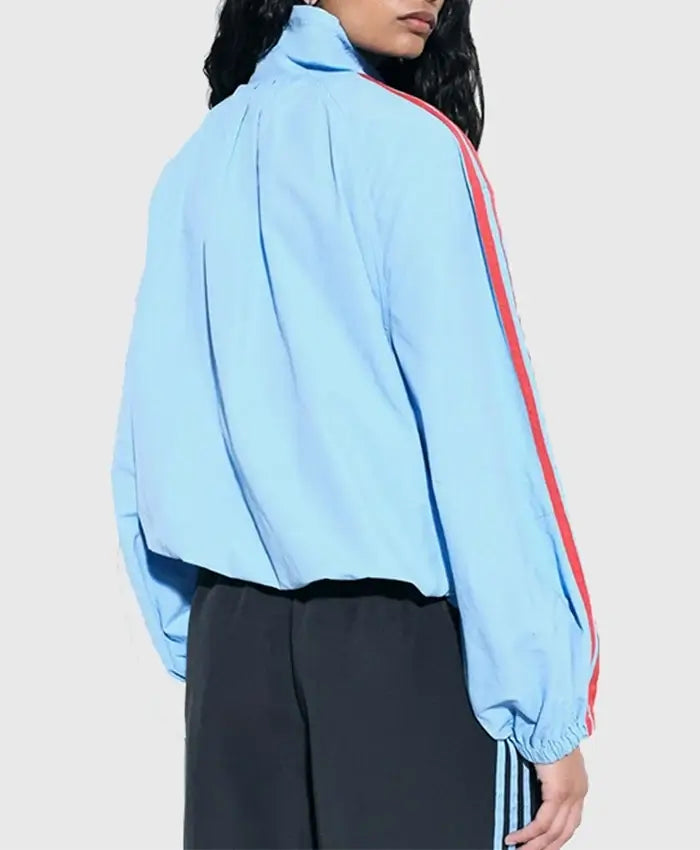 Adidas x ASOS Over The Head Blue Track Jacket For Women