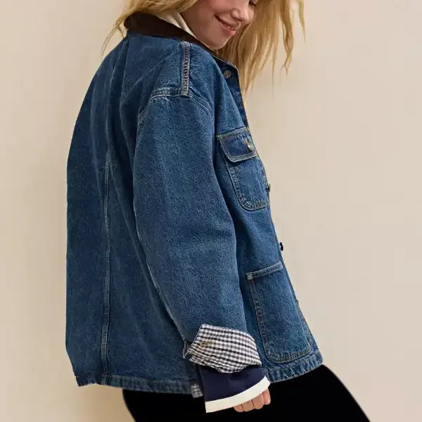 Aerie Barn Denim Blue Jacket