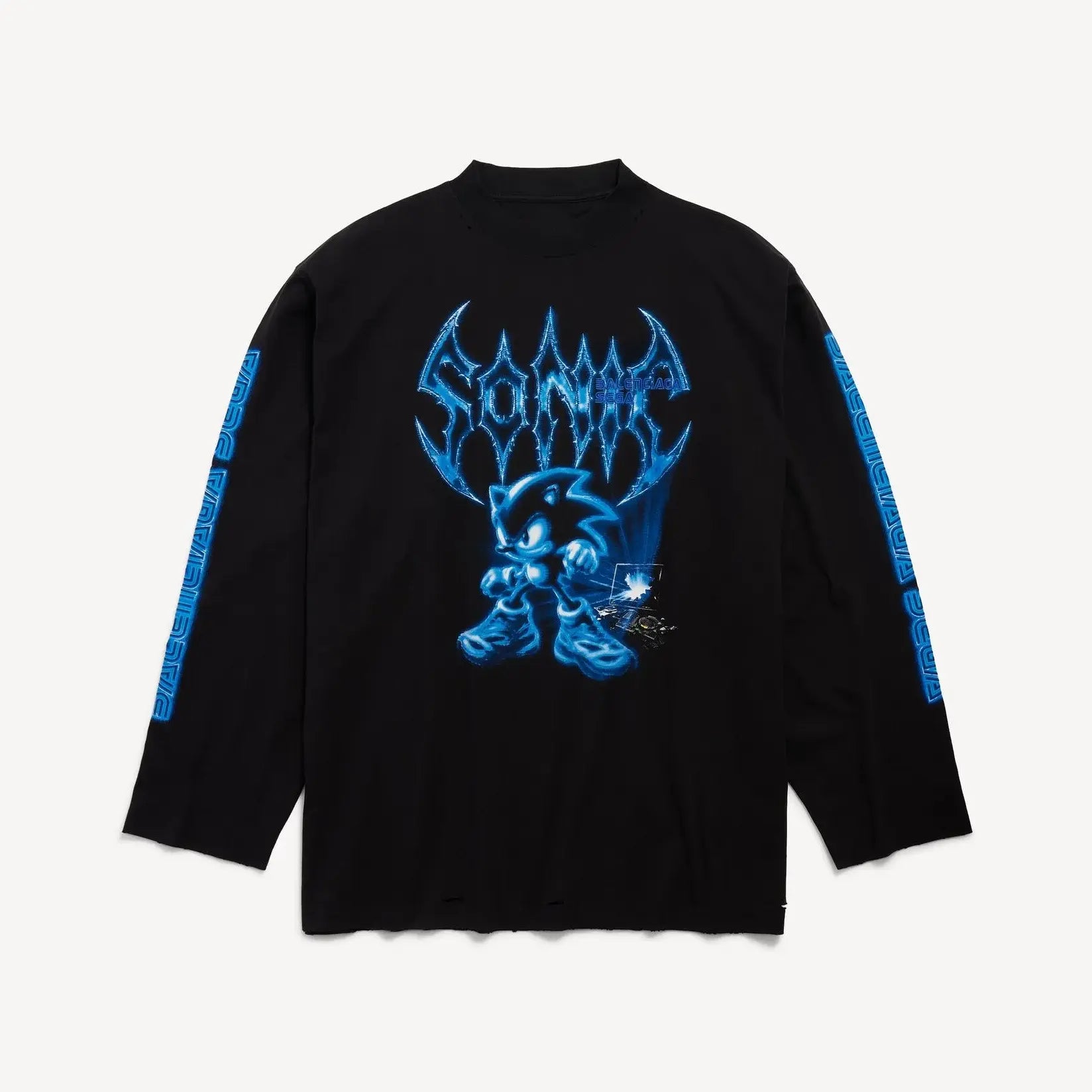 Balenciaga x SEGA Oversized Long Sleeves T-shirt