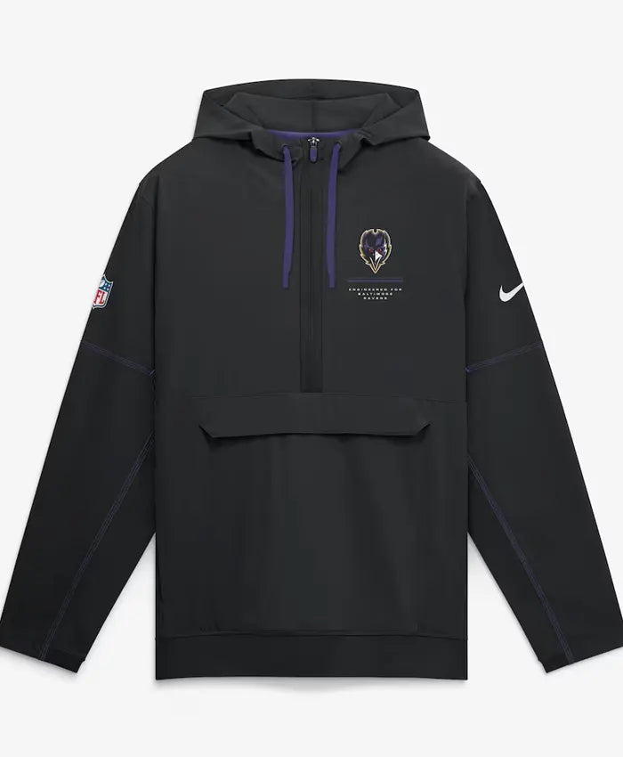 Baltimore Ravens Nike Sideline Black Anorak Jacket