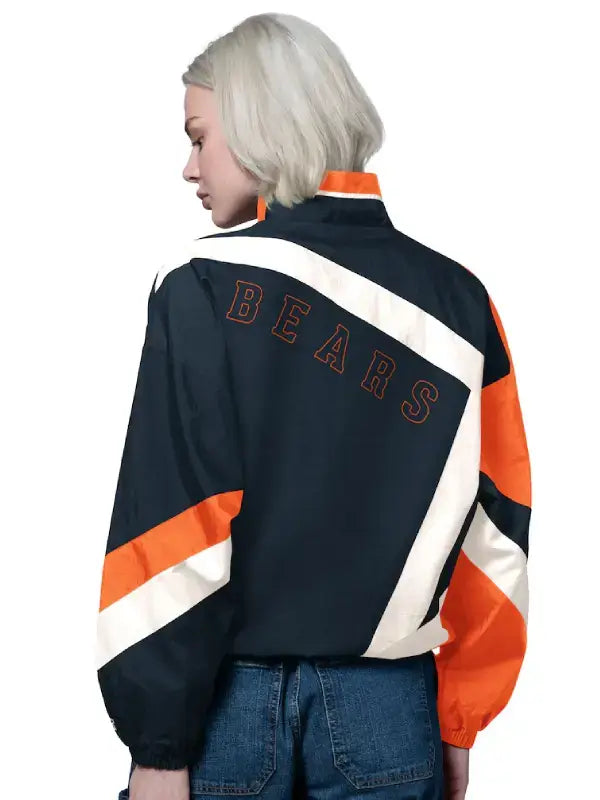 Bears Starter Chicago 1st Quarter Windbreaker Jacket For Men & Women