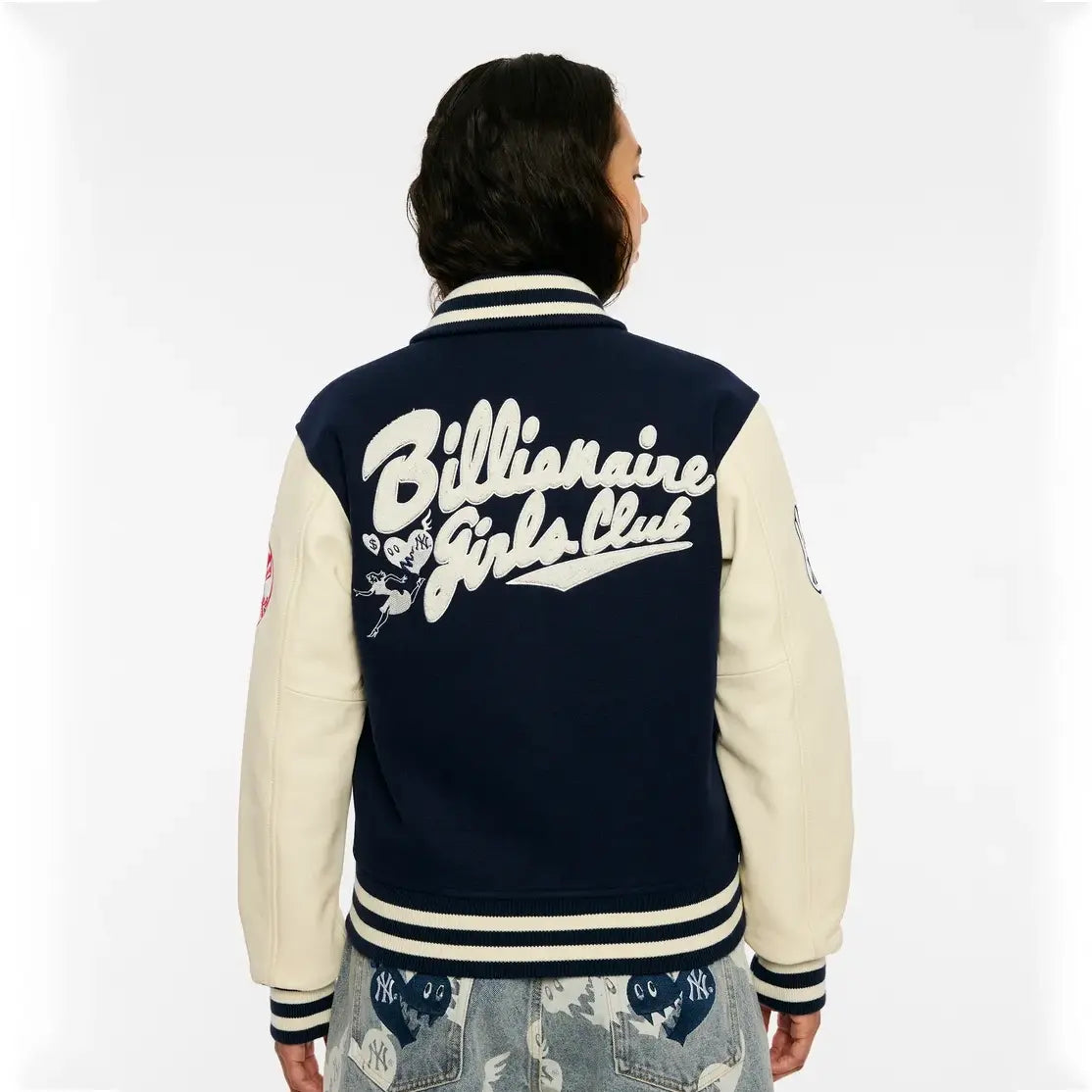 Billionaire Boys Club NY Yankees Varsity Jacket For Men & Women