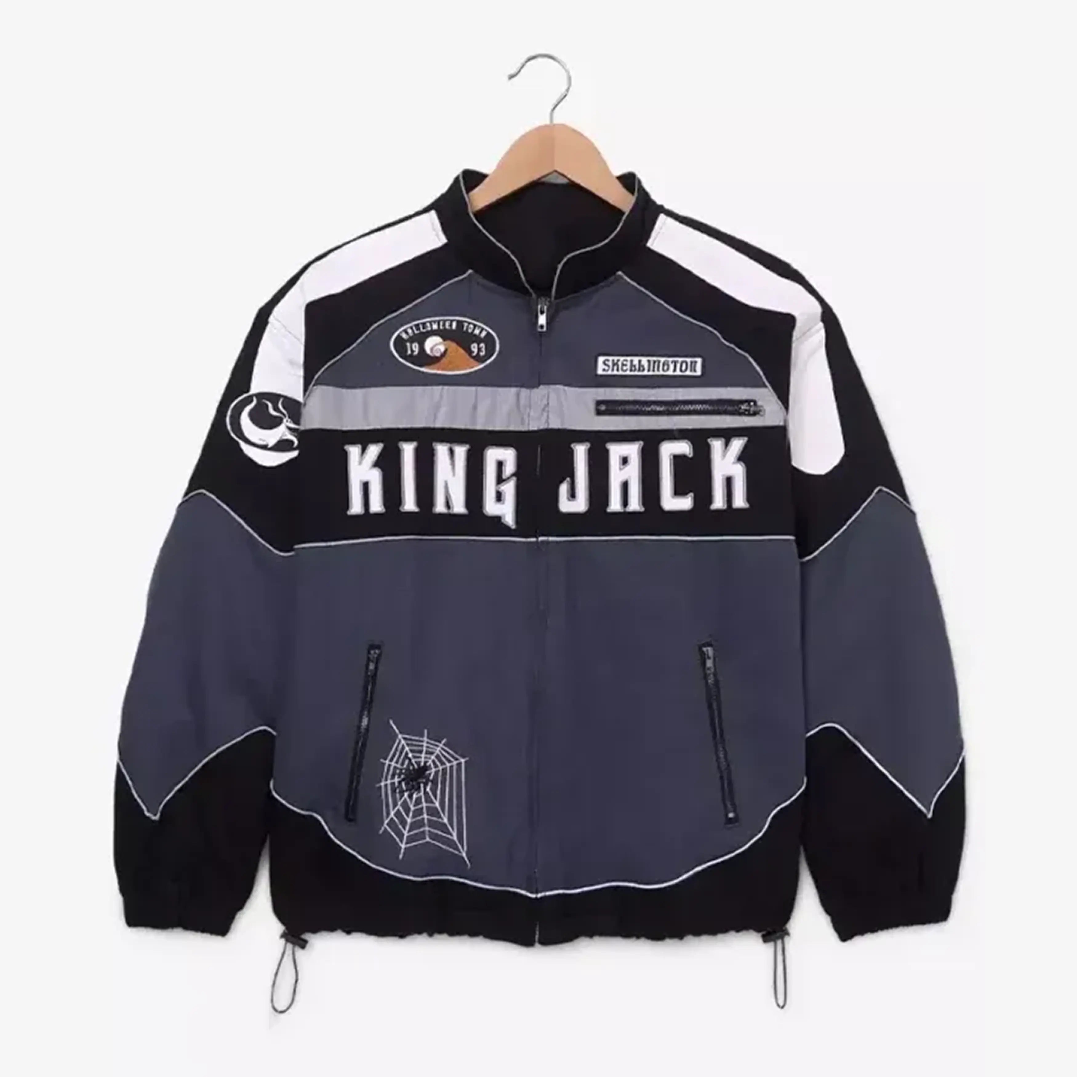 BoxLunch Nightmare Before Christmas Jack Skellington Moto Jacket
