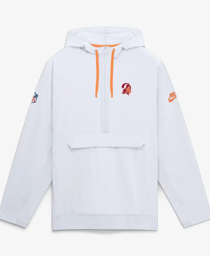 Tampa Bay Buccaneers Nike Sideline White Anorak Jacket