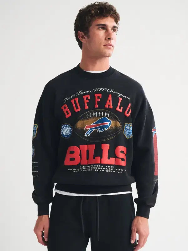 Buffalo Bills Abercrombie Black Sweatshirt
