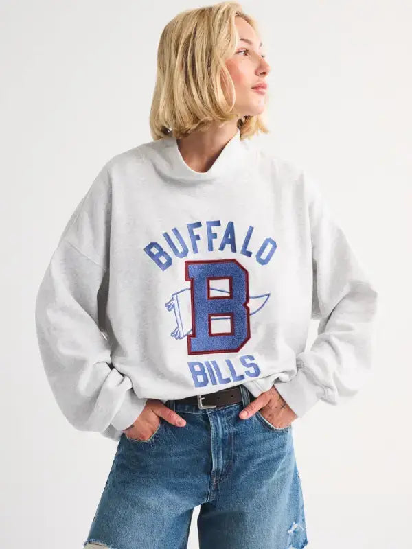 Buffalo Bills Abercrombie Funnel Neck Sweatshirt
