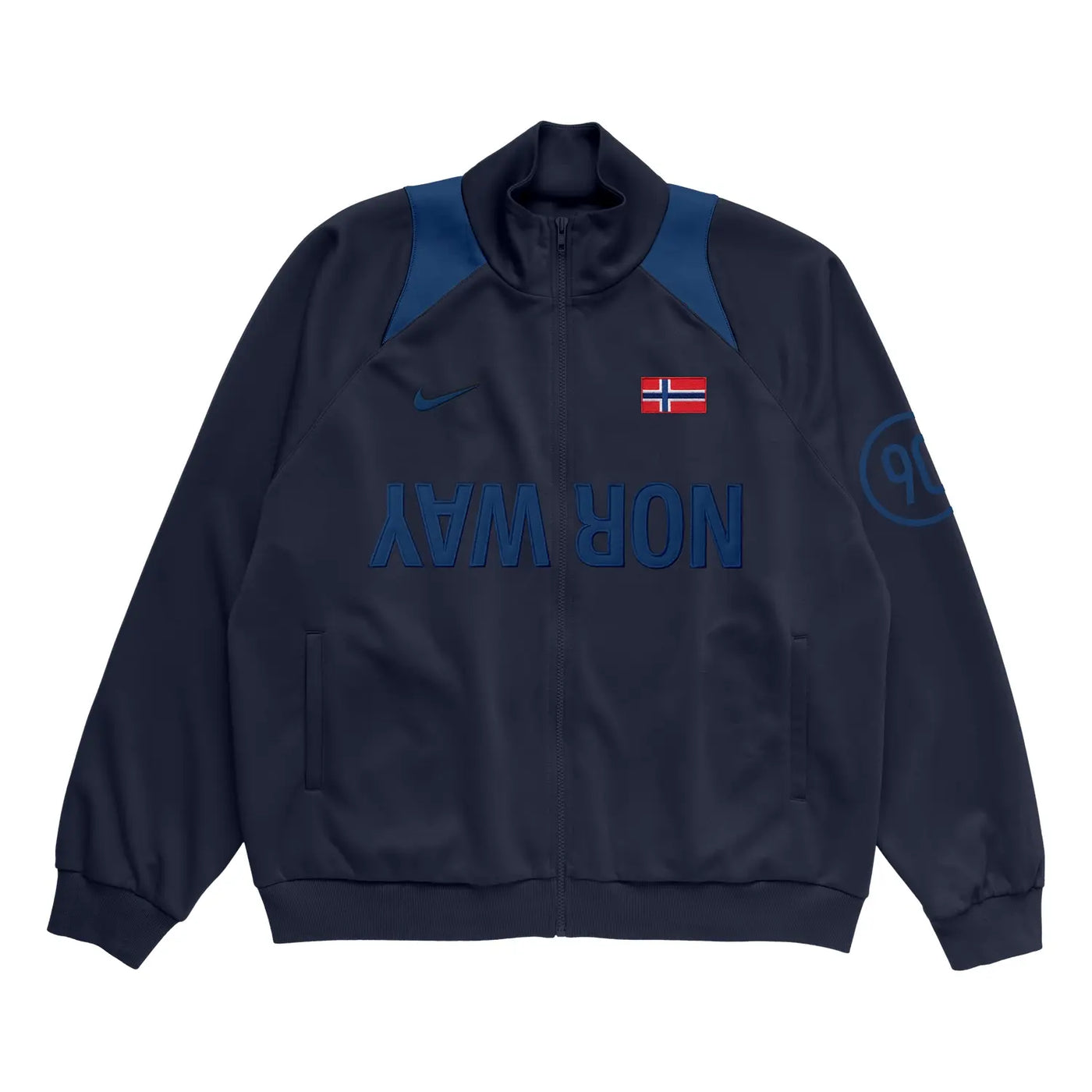 CJ x Nike Total 90 Norway Navy Anthem Jacket for World Cup