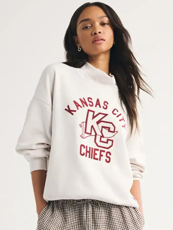 Chiefs Funnel Abercrombie Neck Sweatshirt