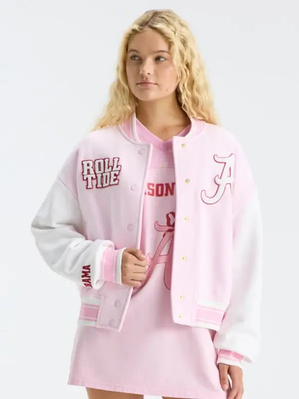 Fanatics x LoveShackFancy Collegiate Jacket