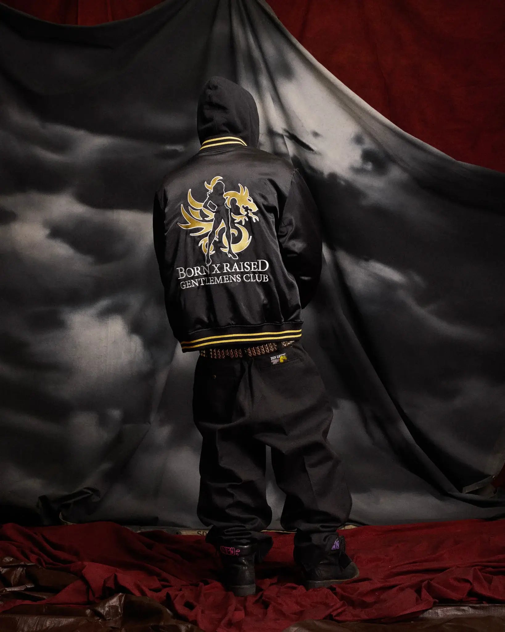 GENTLEMENS CLUB SOUVENIR JACKET: BLACK

