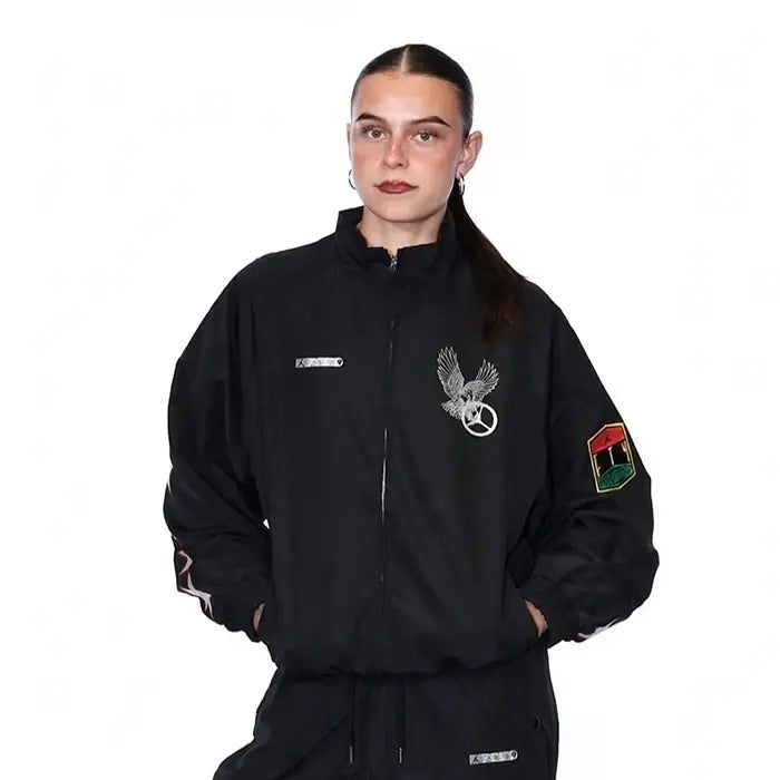 Gabriela Jaquez WNBA  Free The Youth Black Track Jacket