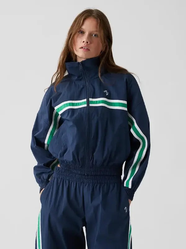 Gap × Malbon Textured Poplin Windbreaker