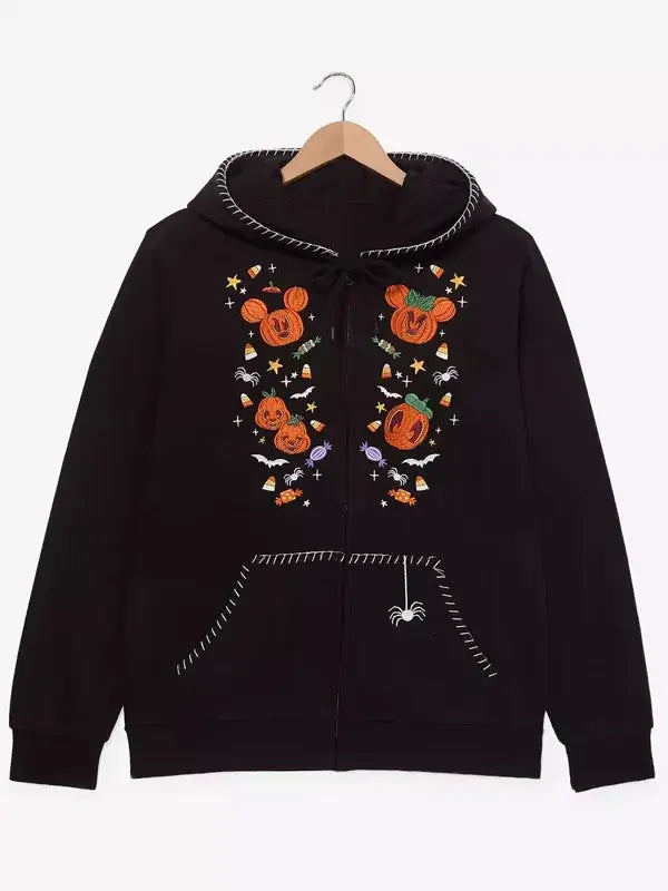 Halloween Mickey and Friends Glow in the Dark Hooded Jacket