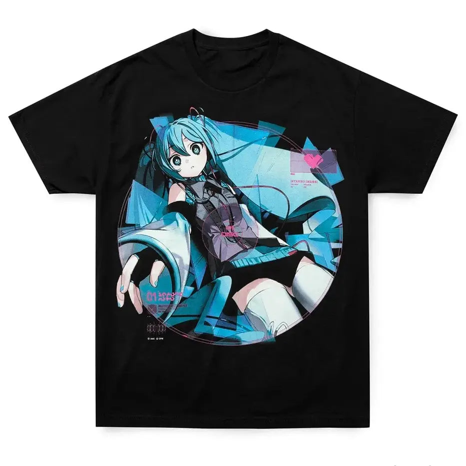 Hatsune Miku x Aiobahn × GEEKS RULE Silkscreen T-Shirt