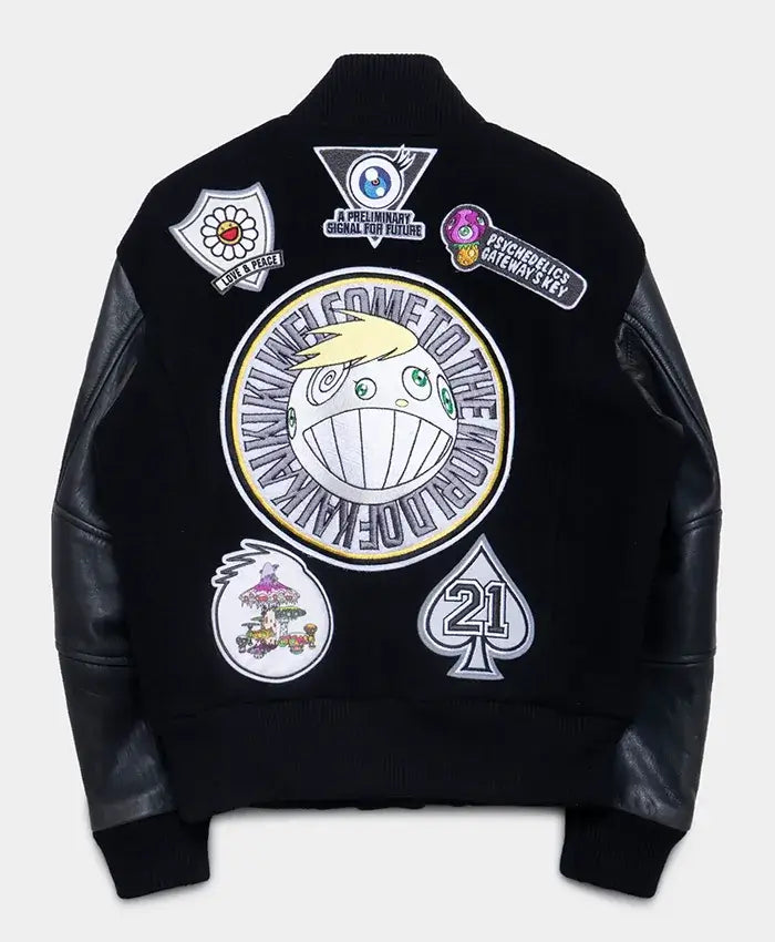 Issey Miyake × Murakami Takashi Varsity Jacket