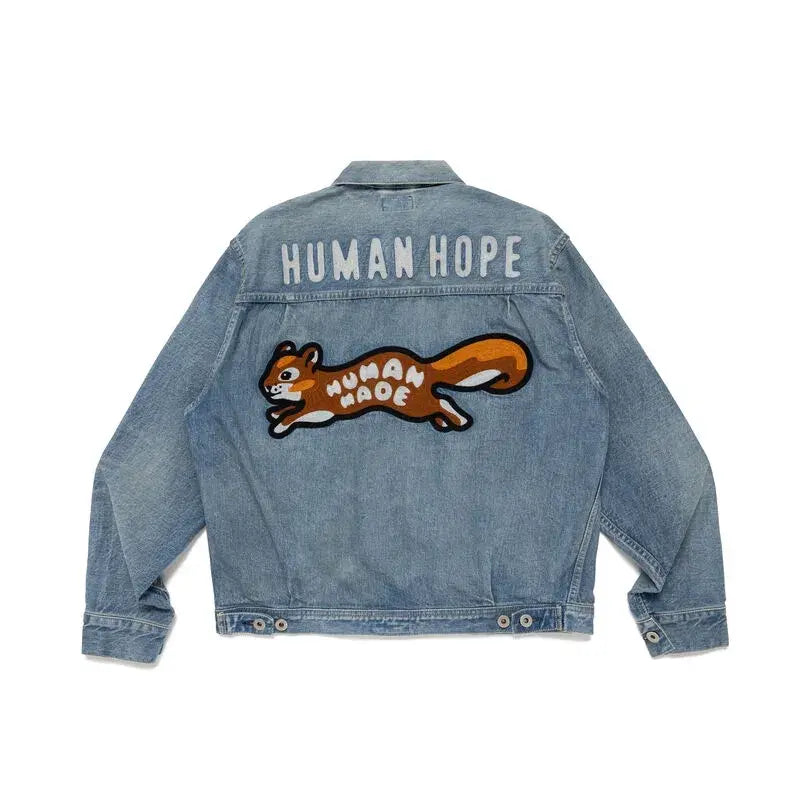 J-Hope x Human Made Denim Work Jacket For Men & Women