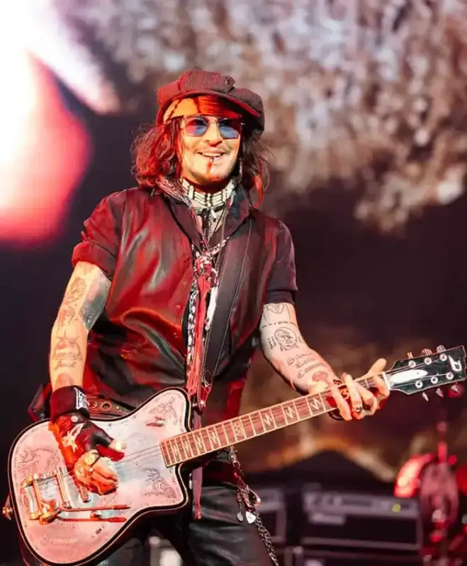 Johnny Depp Scarborough Black Vest