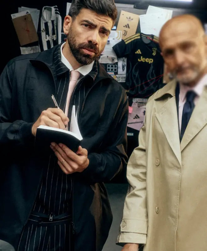 Juventus x Adidas Gianluca Gazzoli Black Coat
