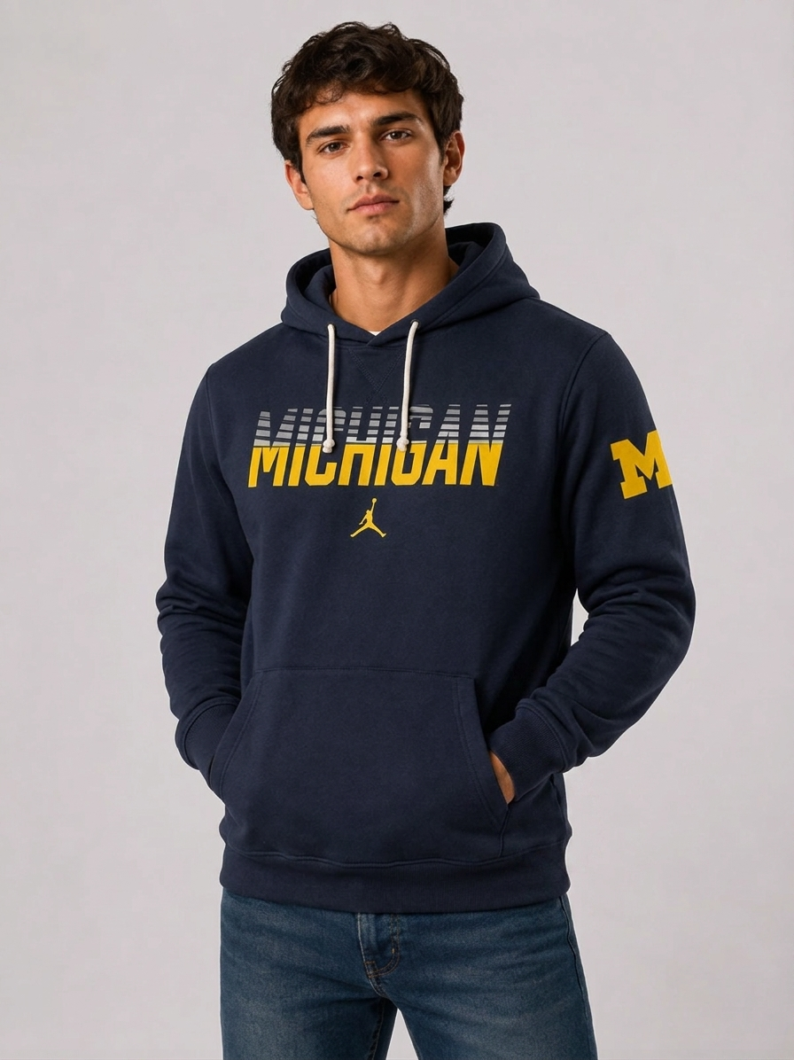 Michigan Wolverines Sideline Dri-FIT Nike Hoodie