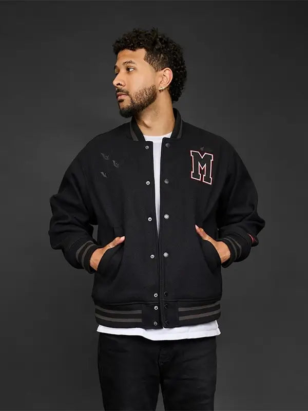 Mickey Mouse Vampire Varsity Jacket