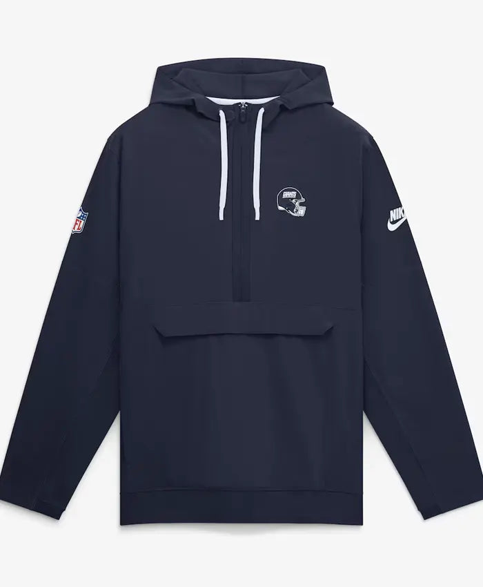 New York Giants Nike Sideline Navy Anorak Jacket