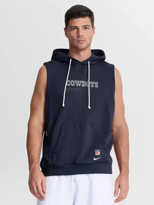 Nike Dallas Cowboys Sideline Sleeveless Hoodie
