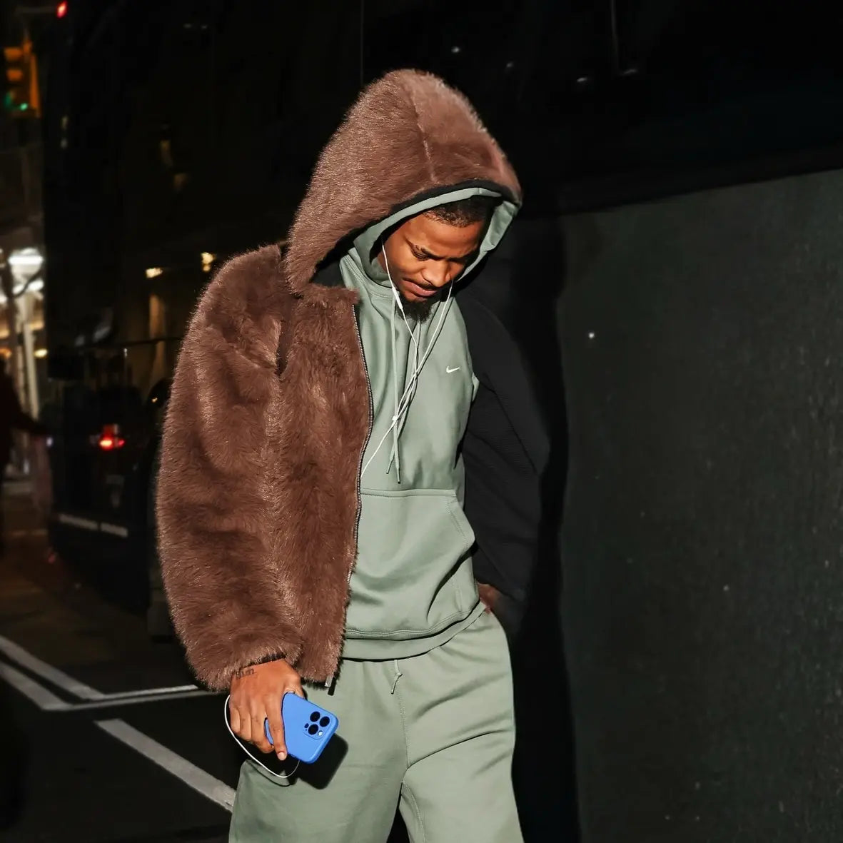 Nike Ja Morant’s Faux Fur Jacket