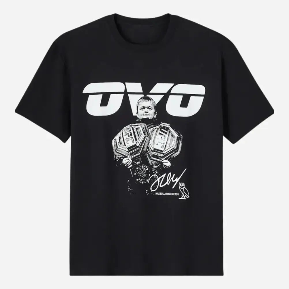 OVO x UFC Hasbulla Black T-Shirt