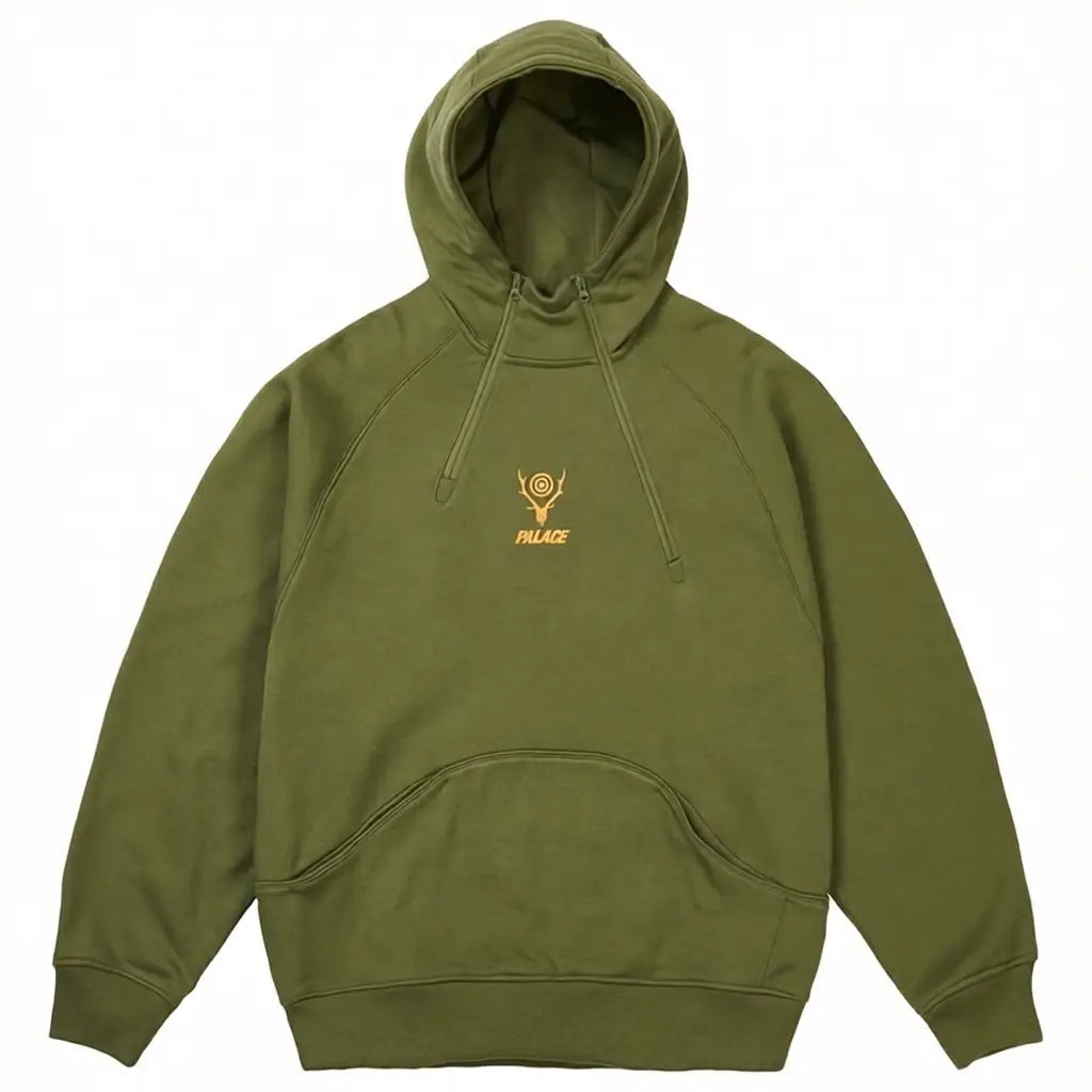 PALACE SOUTH2 WEST8 OLIVE HOODIE