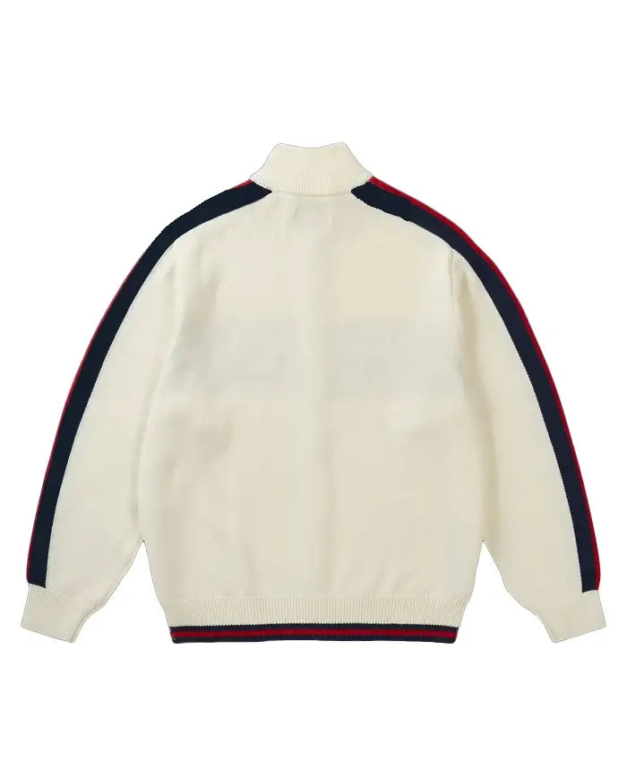 Palace Men's Easy Funnel Knit White Jacket