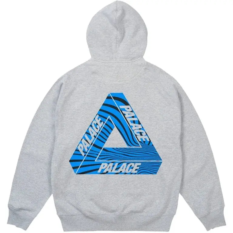 Palace Tri-Vortex Grey Hoodie 