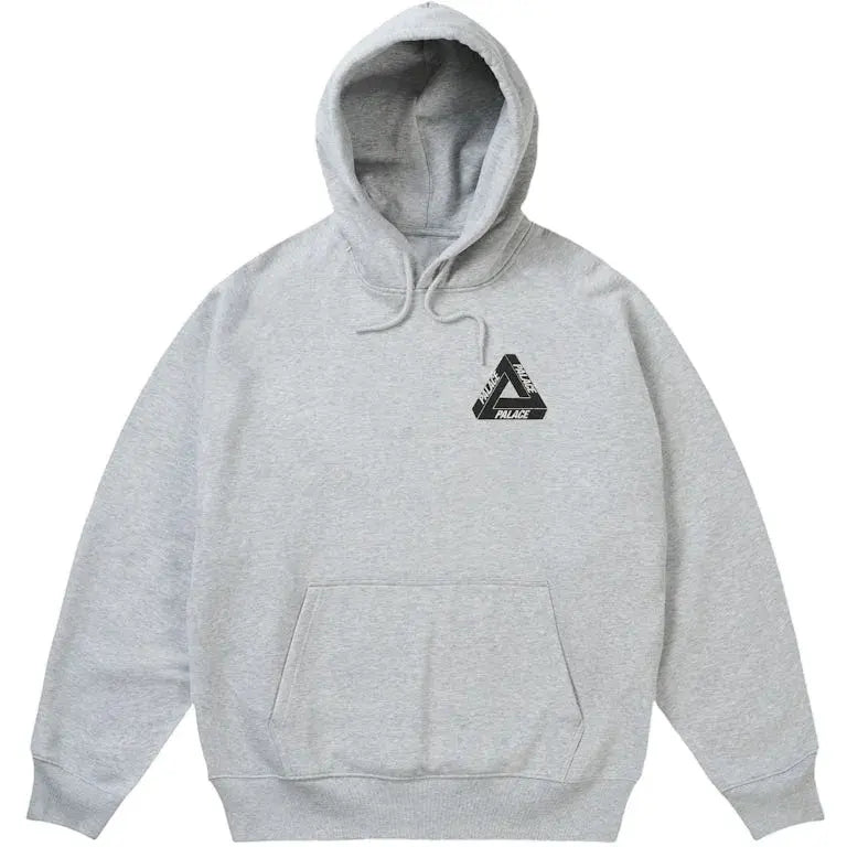 Palace Tri-Vortex Grey Hoodie  For Men & Women