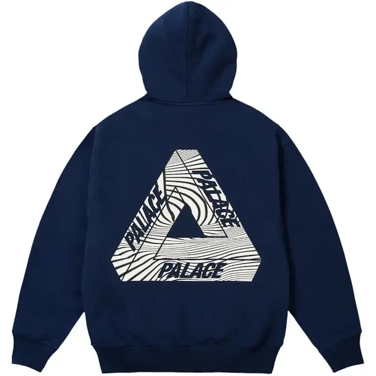 Palace Tri-Vortex Navy Hoodie  