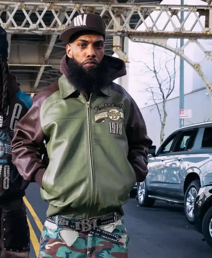 Pelle Pelle True To Our Roots Green Leather Jacket