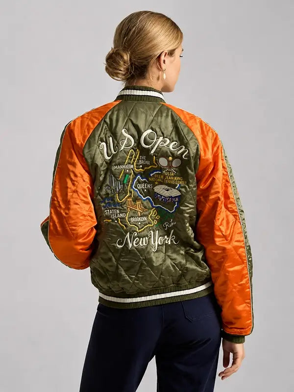 Polo Ralph Lauren US Open 2026 Souvenir Satin Jacket