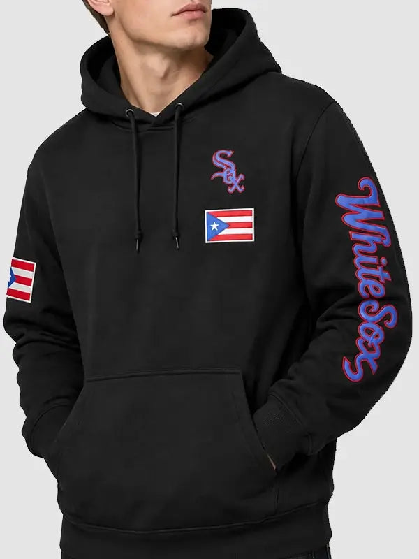 Puerto Rican White Sox 2026  Heritage Night Black Hoodie