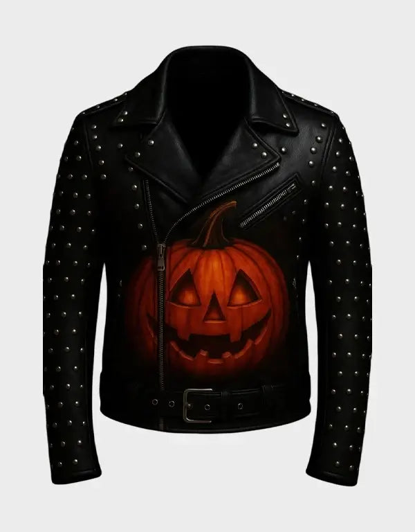 Pumpkin Leather Jacket