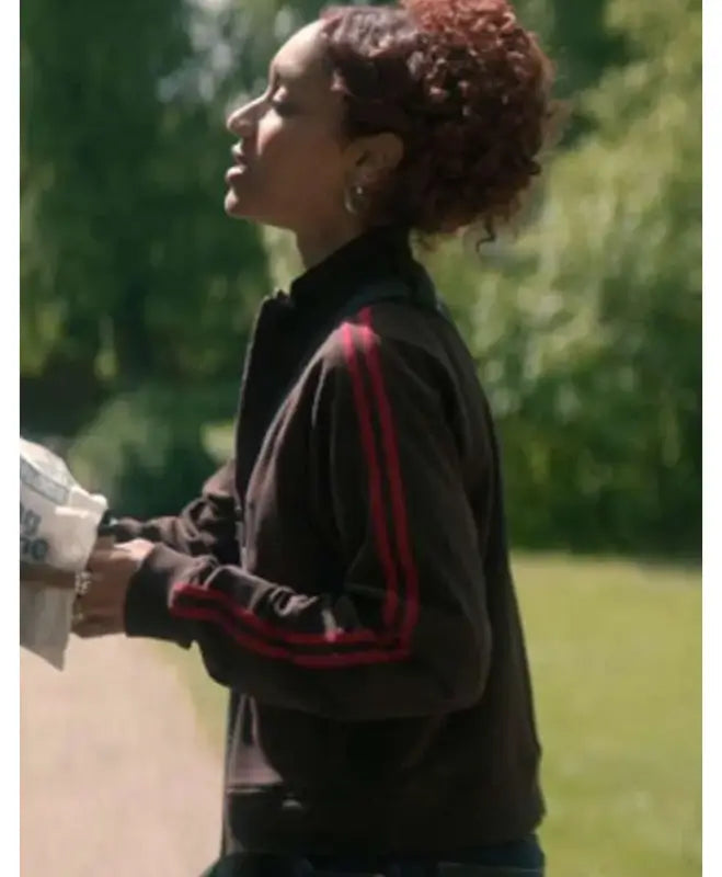 Ride or Die Queenie Brown Track Jacket For Men & Women