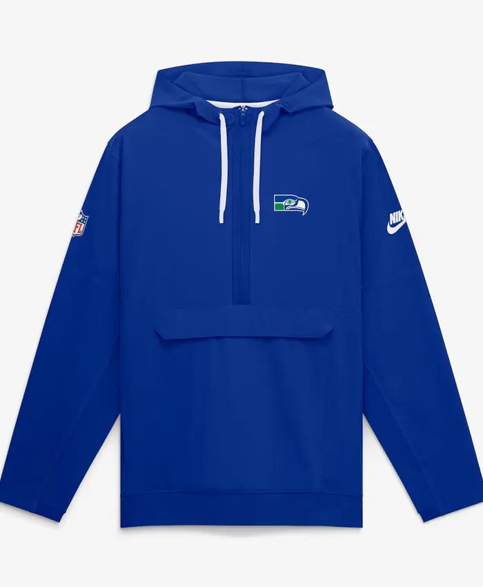 Seattle Seahawks Nike Sideline Anorak Royal Blue Jacket