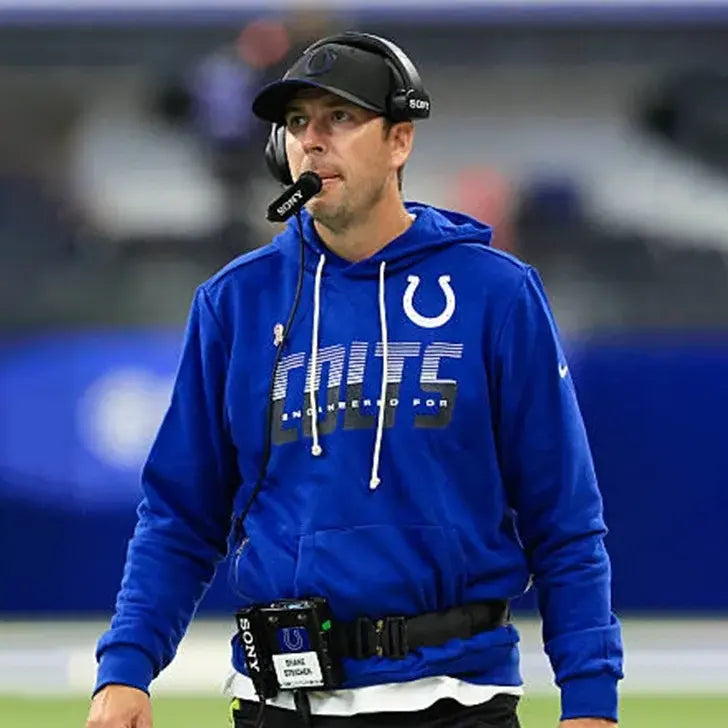Shane Steichen 2026 Indianapolis Colts Sideline Blue Hoodie

