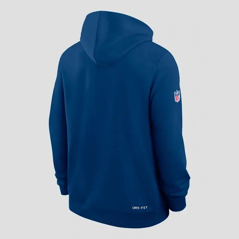 Shane Steichen Indianapolis Colts Sideline Blue Hoodie For Men & Women
