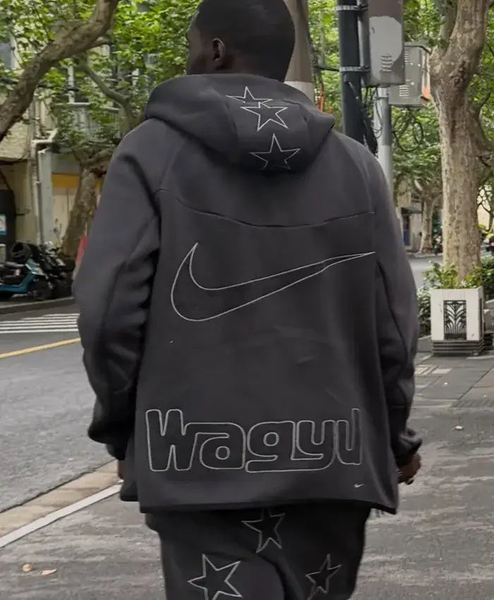 Sheck Wes Wagyu x Nike Grey Jacket For Men & Women