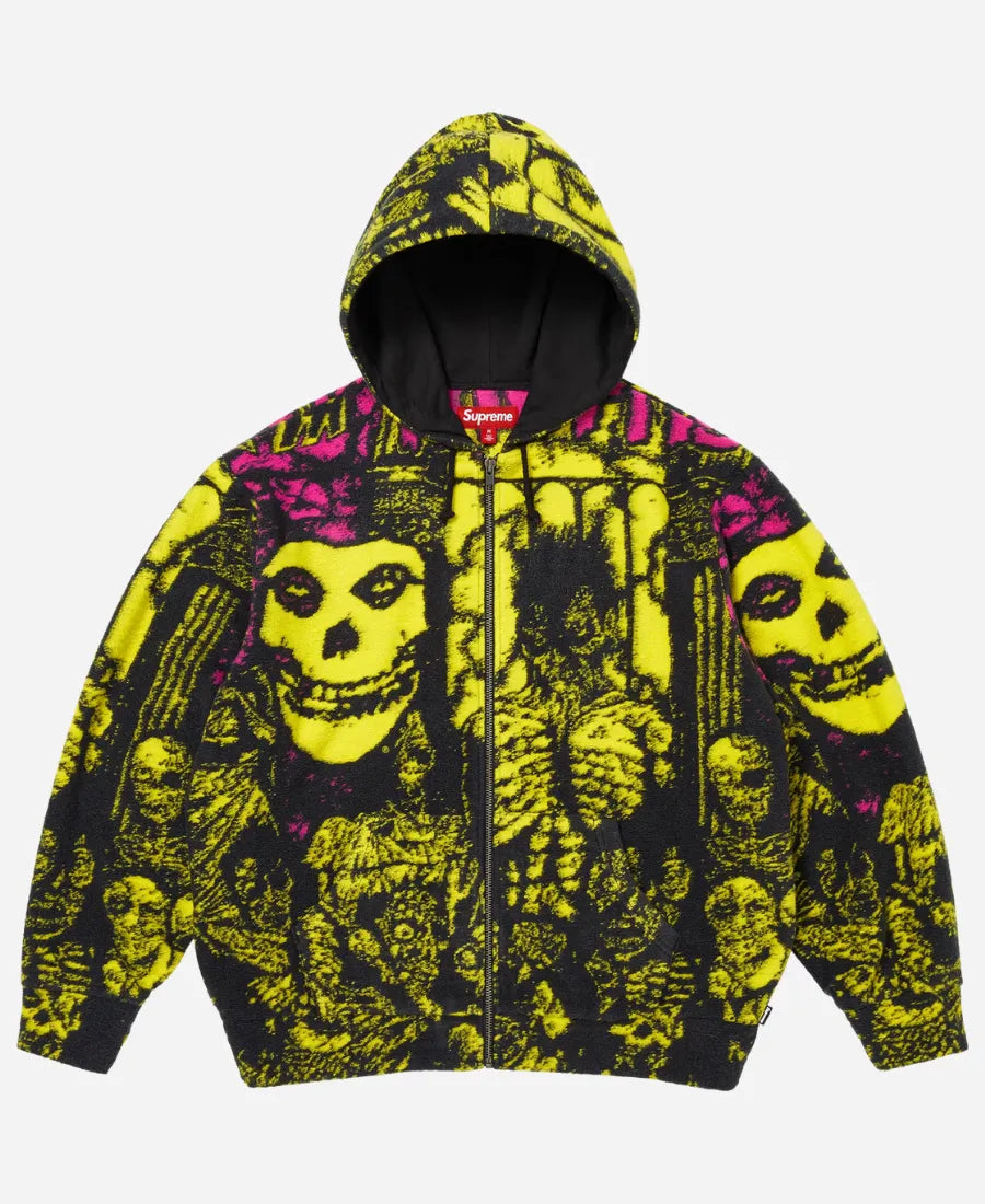 The Misfits x Supreme SS26 Yellow  Hooded Sweater