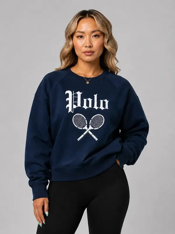 US Open Slub Fleece Crewneck