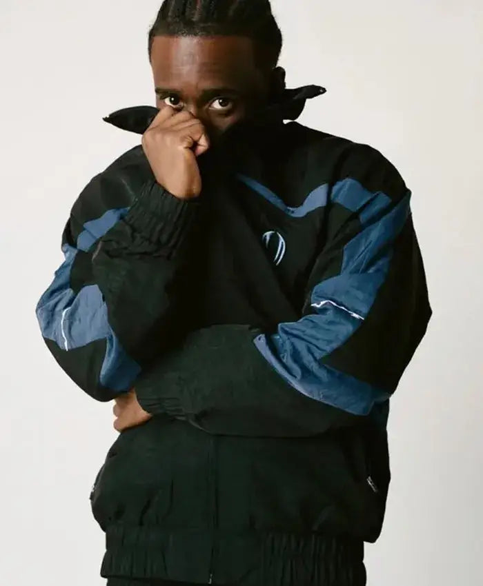 VIVET Kai Cenat Black & Blue Track Jacket