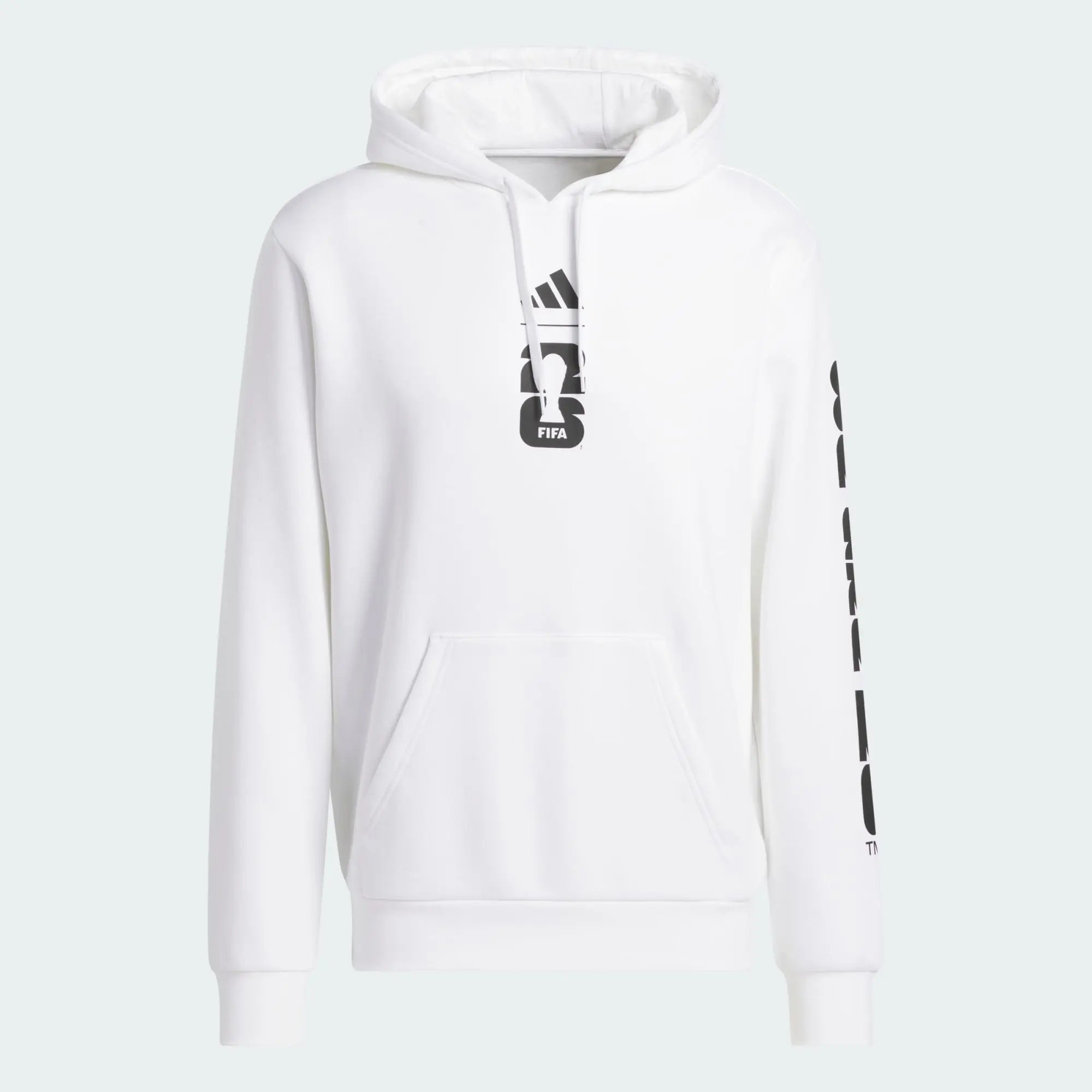 White Adidas World Cup 2026 Match Ball Graphic Hoodie